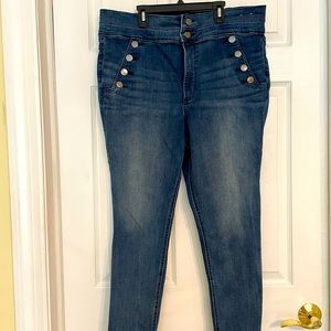 Express high rise jeans